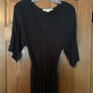 Black maxi dress